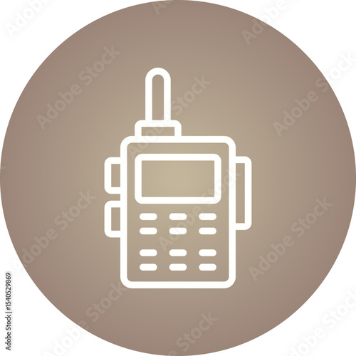 Radio single icon vector illustration