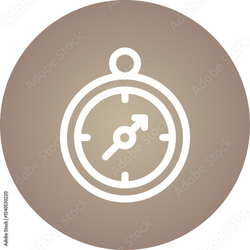 Stopwatch single icon vector illustration