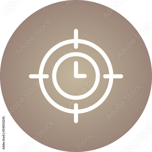 Target single icon vector illustration