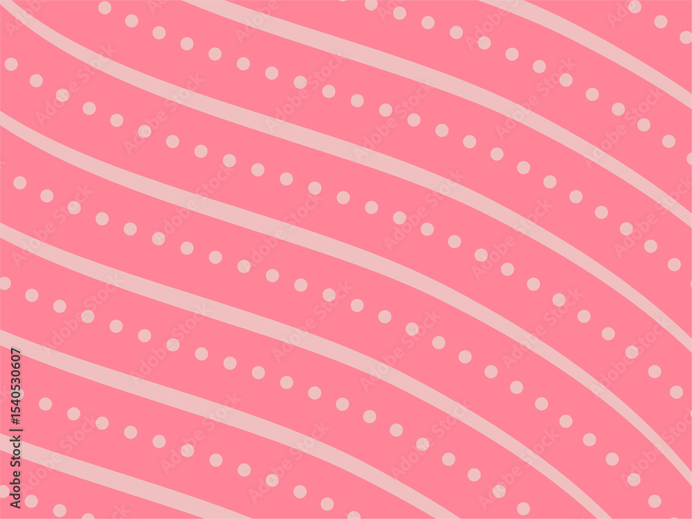 Naklejka premium Abstract Pink Background with Curved Wavy Line Patterns