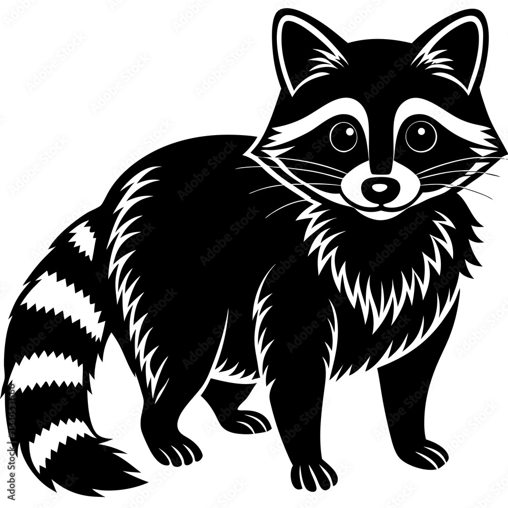 Obraz premium black cat vector illustration