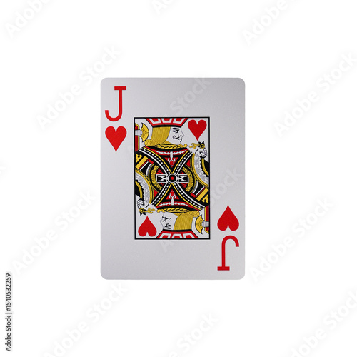 Full Deck: 52 Standard Playing Cards Photographed Individually and Isolated