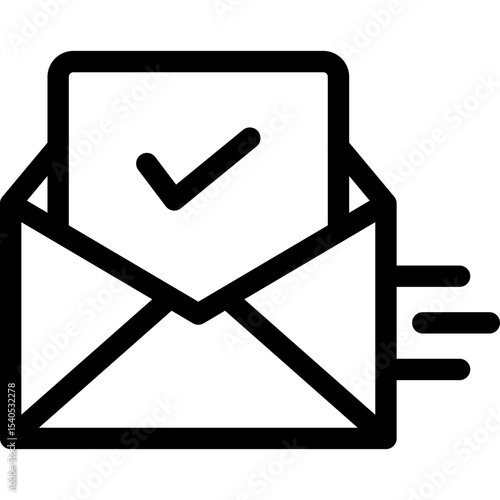 Email single icon vector illustration