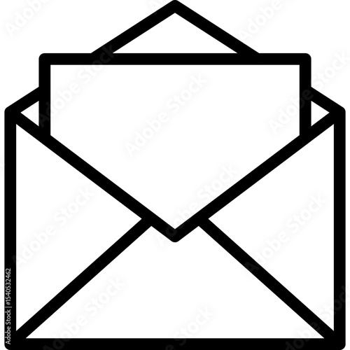 Mail single icon vector illustration