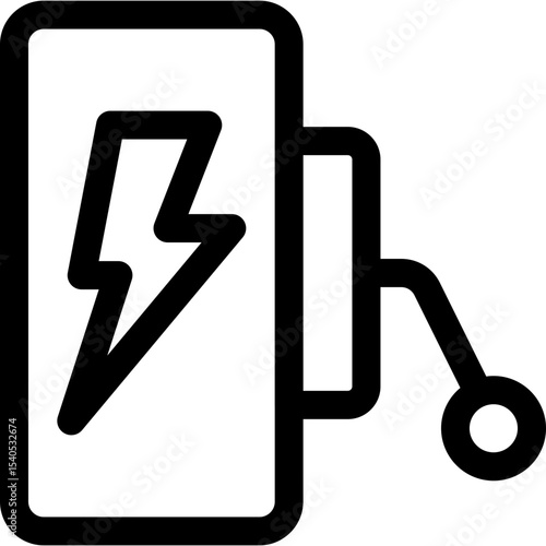 Power single icon vector illustration