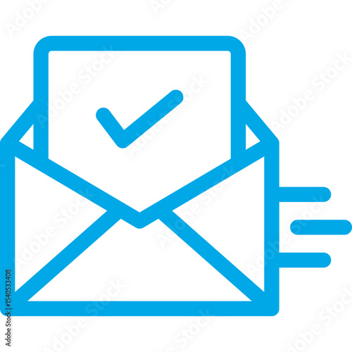 Email single icon vector illustration