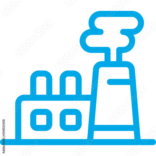 Factory single icon vector illustration
