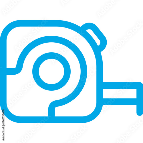 Measuring tape single icon vector illustration