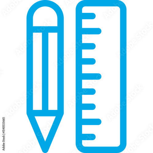 Measuring tool single icon vector illustration