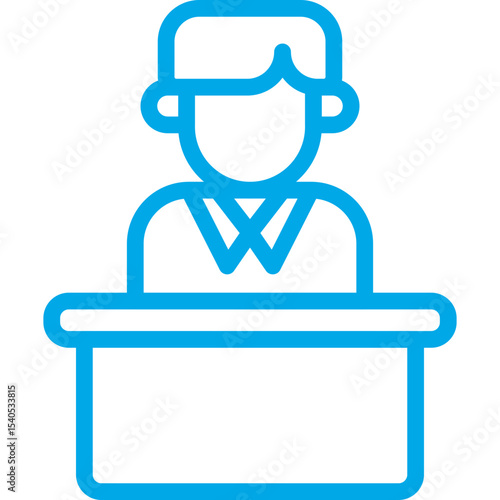 President single icon vector illustration