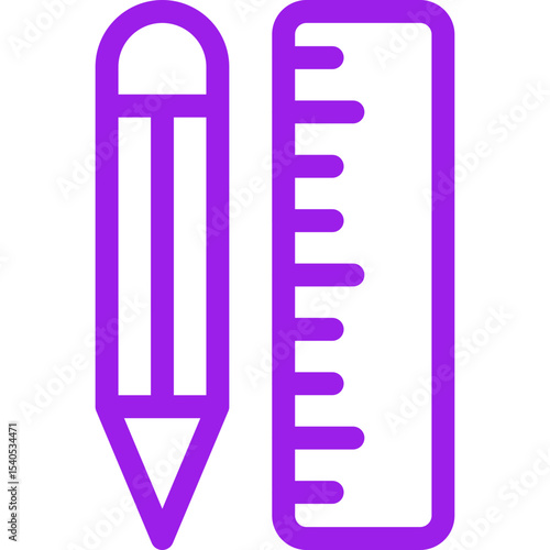 Measuring tool single icon vector illustration