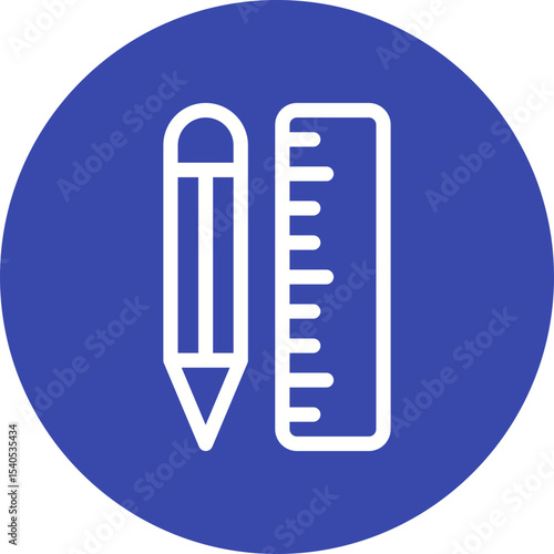 Measuring tool single icon vector illustration