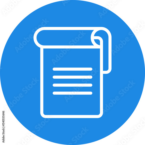 Papers single icon vector illustration