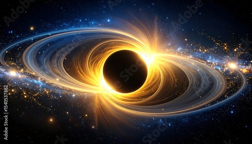 Binary Black Hole Accretion Disk.