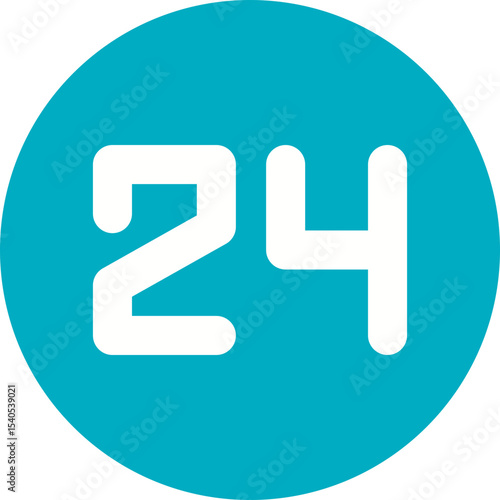 24 single icon vector illustration