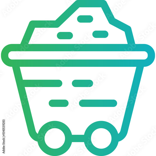 Gold single icon vector illustration