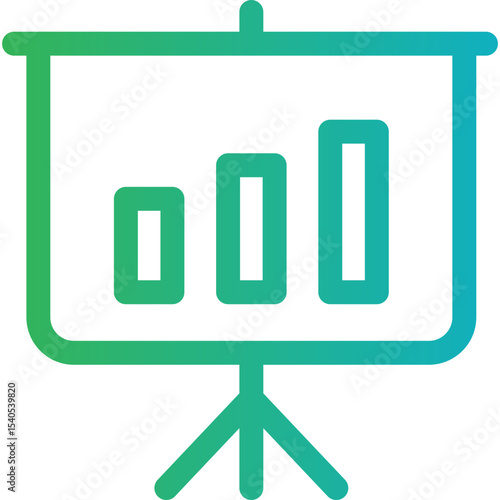 Stats single icon vector illustration