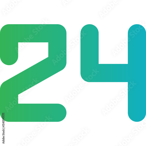 24 single icon vector illustration