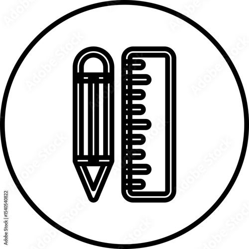 Measuring tool single icon vector illustration