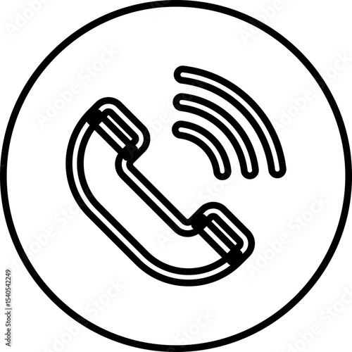 Call single icon vector illustration