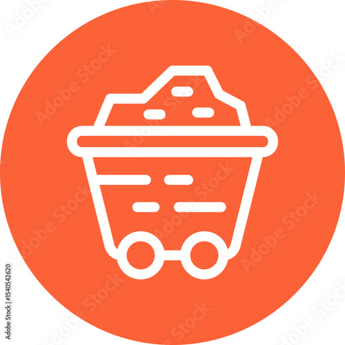 Gold single icon vector illustration