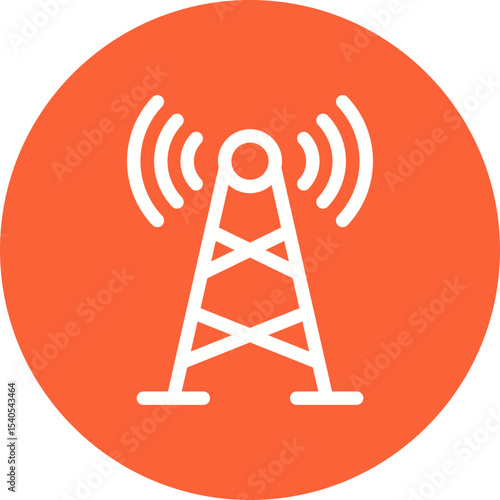 Signals single icon vector illustration