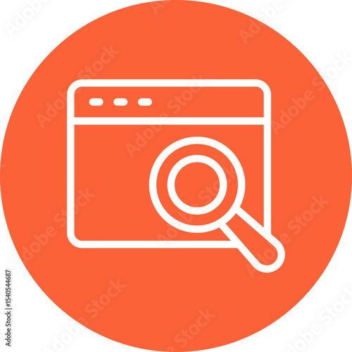 Website single icon vector illustration