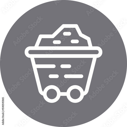 Gold single icon vector illustration