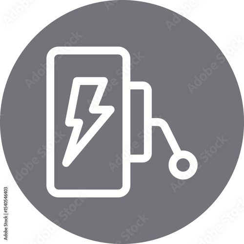 Power single icon vector illustration