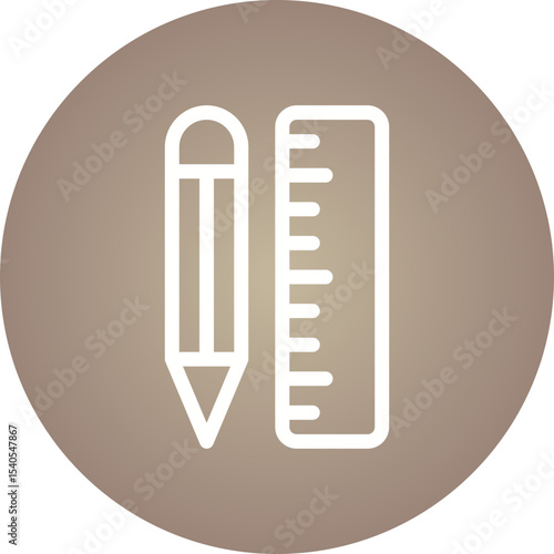 Measuring tool single icon vector illustration