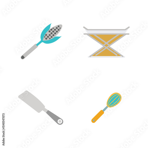 Premium tools for kitchen mastery and expert level cooking Vector illustration