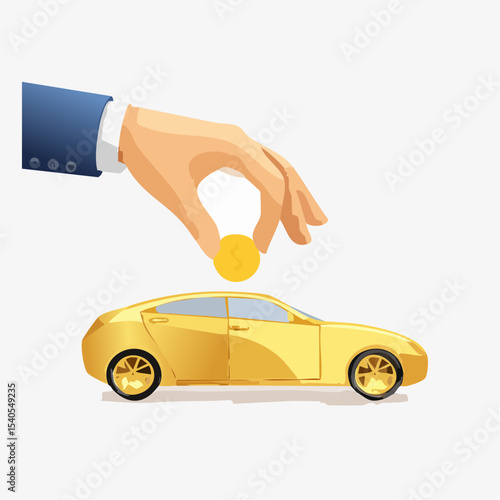 Vector Image: The Midas Touch Turning Everything to Gold 25