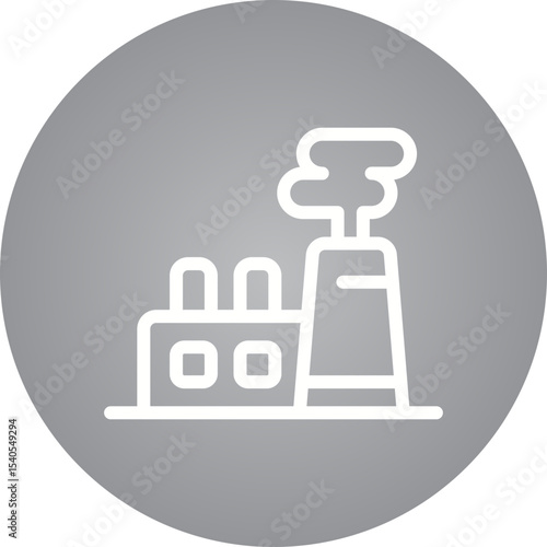 Factory single icon vector illustration