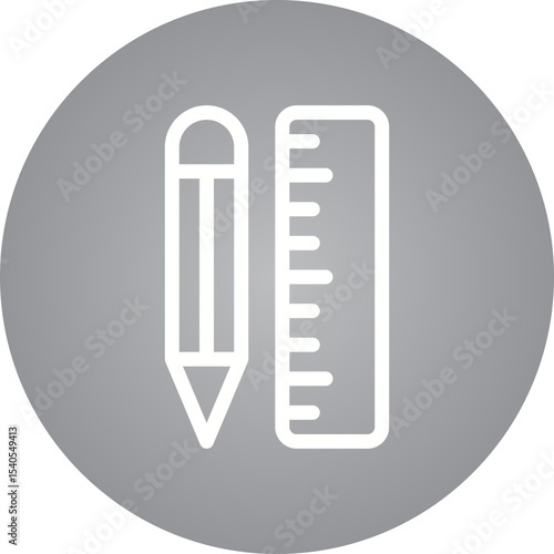 Measuring tool single icon vector illustration
