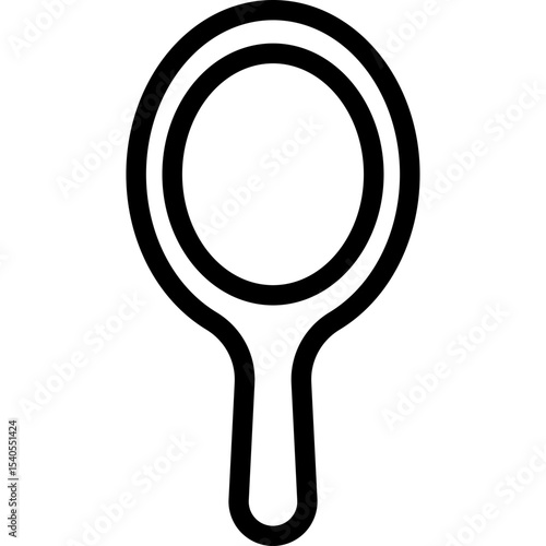 Mirror single icon vector illustration