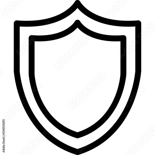 Wallpaper Mural Sheild single icon vector illustration Torontodigital.ca