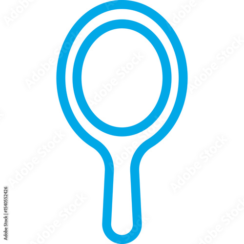 Mirror single icon vector illustration