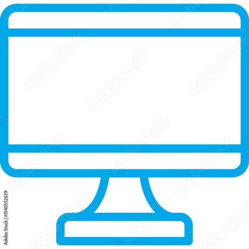 Screen single icon vector illustration