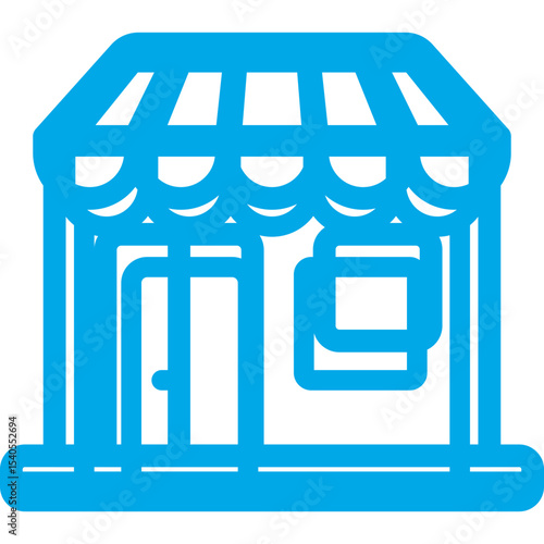 Shop single icon vector illustration