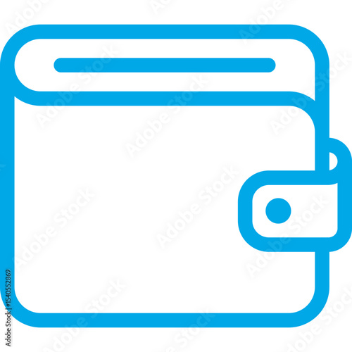 Wallet single icon vector illustration