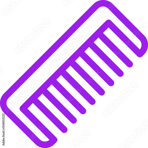 Comb single icon vector illustration