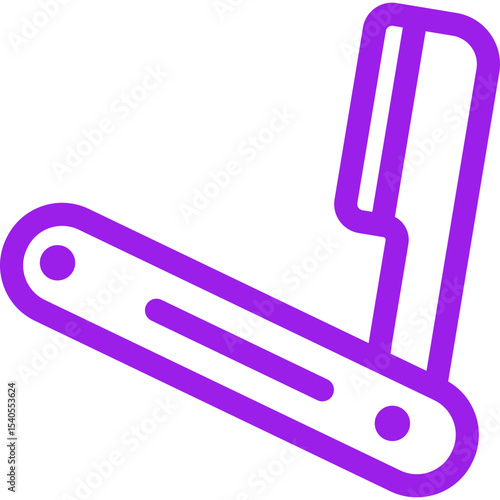 Razor single icon vector illustration