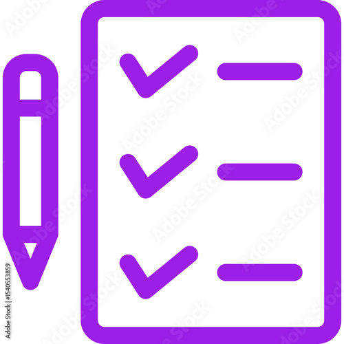 Todo list single icon vector illustration