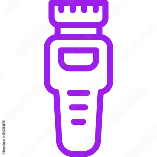 Trimmer single icon vector illustration