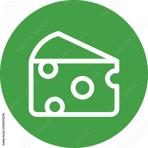 Cheese single icon vector illustration