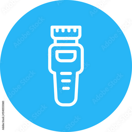 Trimmer single icon vector illustration