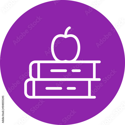 Books single icon vector illustration