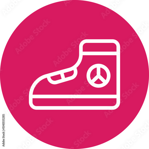 Boot single icon vector illustration
