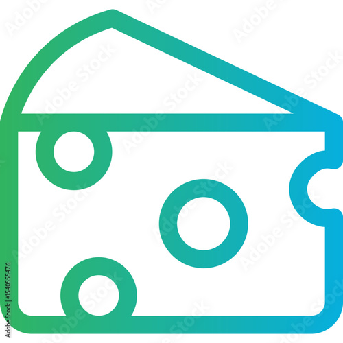 Cheese single icon vector illustration