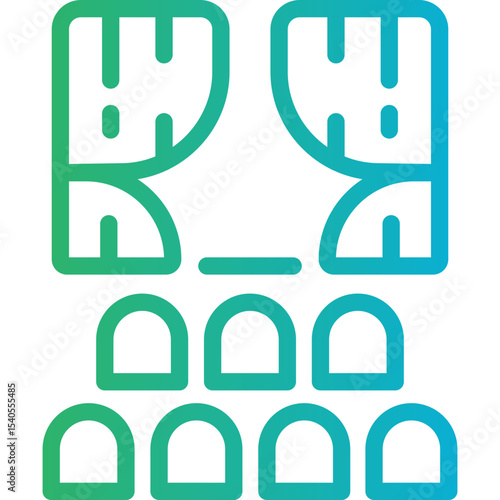 Cinema single icon vector illustration